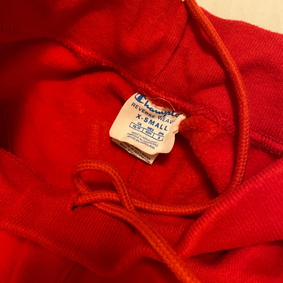 Champion reverse weave red joggers xs - Picture 5 of 6